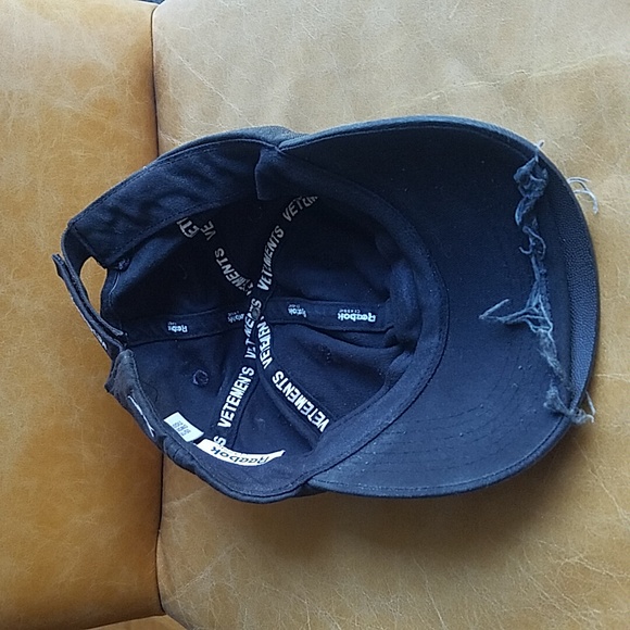 Vetements X Reebok Friday Destroyed Distressed Baseball Hat Cap - Picture 4 of 7